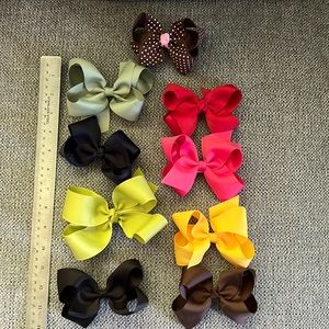 10 hair bows